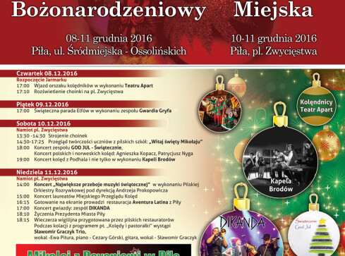 Jarmark bożonarodzeniowy i wigilia miejska - grafika