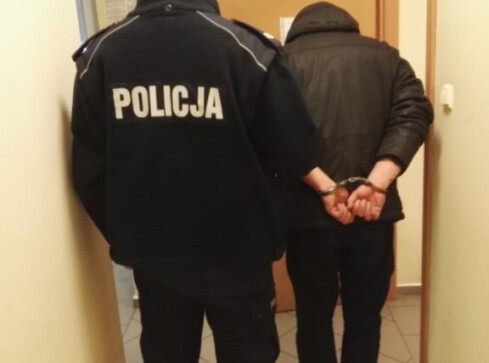 Zatrzymany za narkotyki - grafika