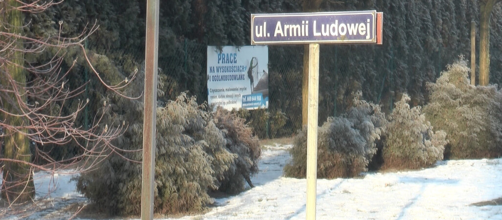 Nazwy ulic do zmian