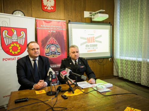 Nie dla czadu - strażacy kręcą film - grafika