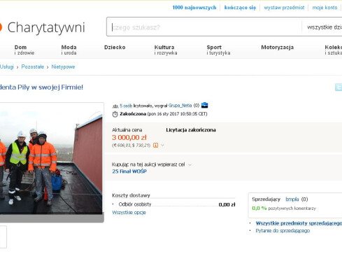 Prezydent Piły "sprzedany" za 3 tysiące złotych - grafika