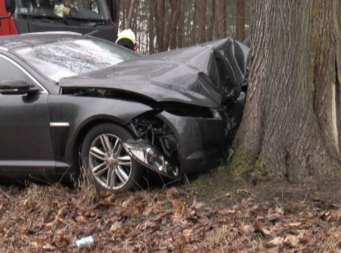 Jaguarem w drzewo. Kolizja pod Stobnem - grafika