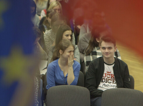 Spotkania z Europą w pilskich szkołach - grafika