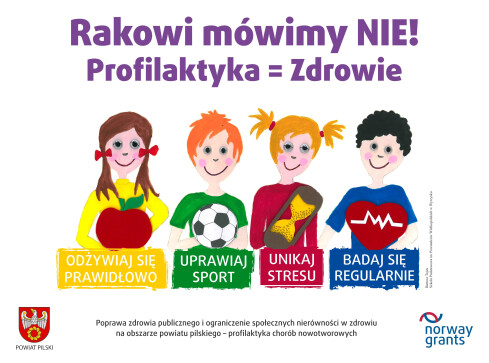 Rakowi mówimy NIE - akcja profilaktyczna - grafika