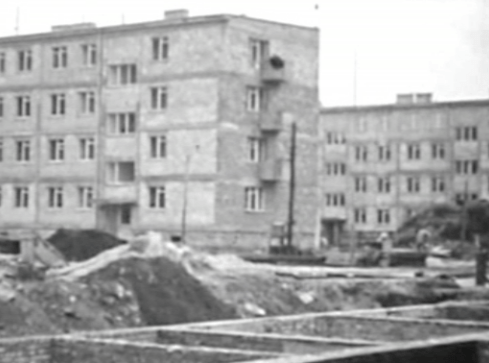 Stara Piła na archiwalnych zdjęciach - budowa - grafika