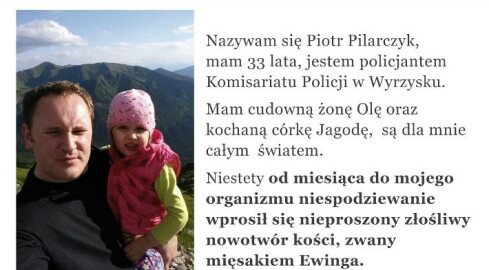 Policjant z Wyrzyska walczy o swoje życie - grafika