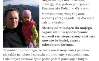 Policjant z Wyrzyska walczy o swoje życie