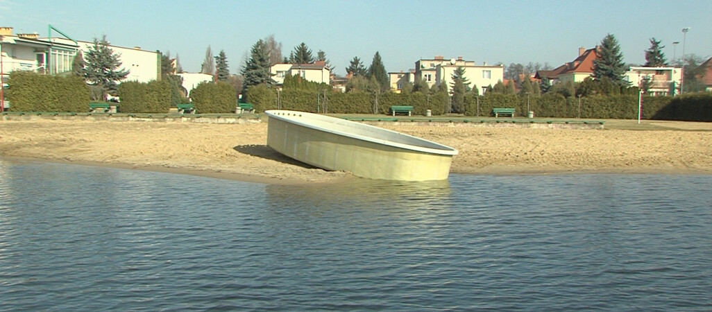 Jezioro Raduń już bez zjeżdżalni