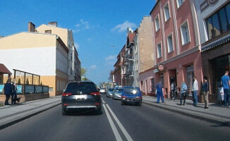 Wypadek na przejściu dla pieszych w Pile