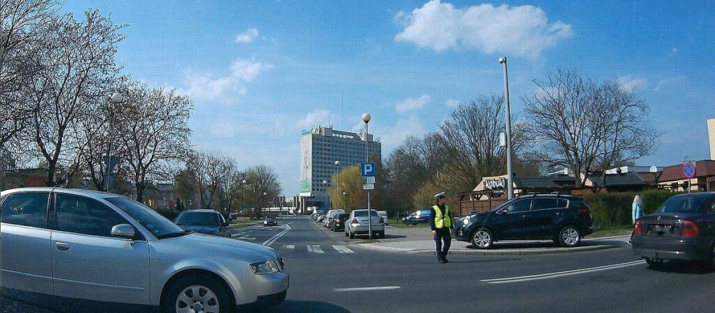 Wypadek na przejściu dla pieszych w Pile