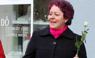 KOD rozdawał "symbol nienawiści i głupoty"