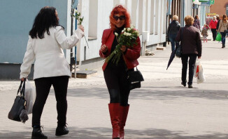 KOD rozdawał "symbol nienawiści i głupoty"