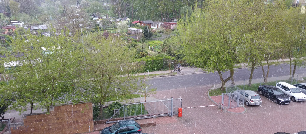 Śnieżyca w Pile. Wyjątkowo zimny maj...