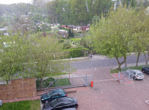 Śnieżyca w Pile. Wyjątkowo zimny maj... - grafika