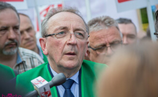 Samorządowcy blokowali krajówkę w Pile