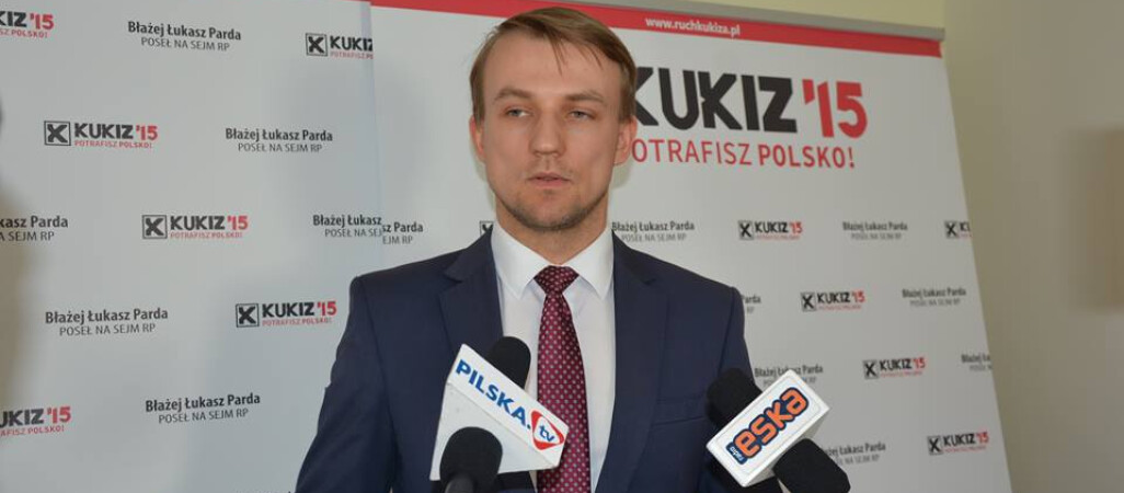 Poseł Parda rozlicza się z pieniędzy na kampanię