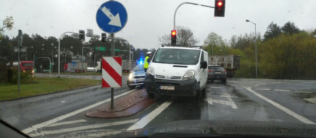 Kolizja na ul. Bydgoskiej