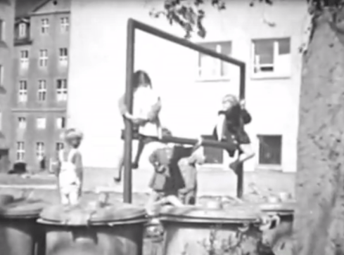 Stara Piła na archiwalnych zdjęciach – podwórka - grafika