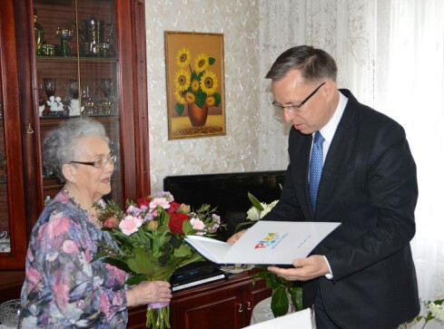 Pani Małgorzata z Piły skończyła sto lat - grafika
