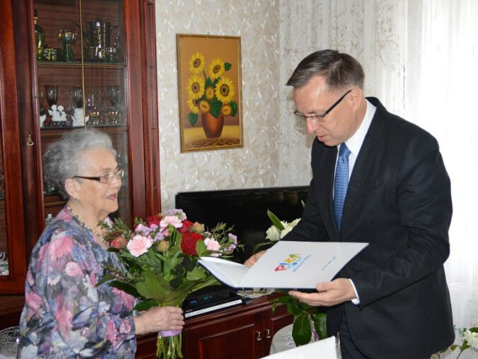 Pani Małgorzata z Piły skończyła sto lat - grafika