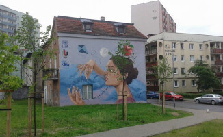 Nowy mural przy pilskim rondzie znów zachwyca