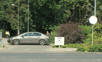 Tajemniczy znak drogowy w Złotowie