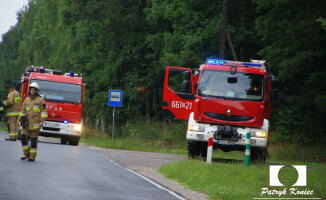 Kolizja na trasie Kujan - Więcbork