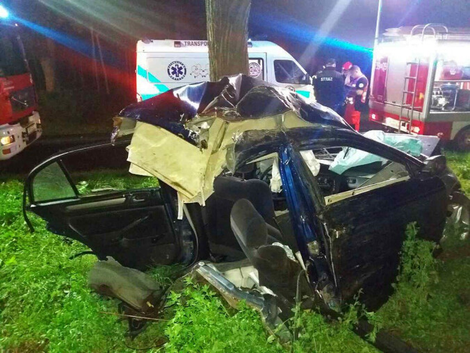 Tragedia na drodze w Łobżenicy - grafika