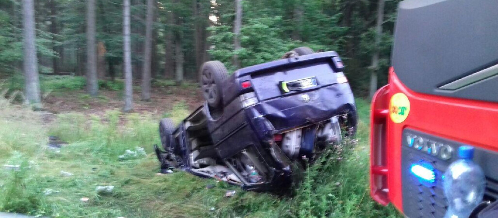 Śmiertelny wypadek na DW 180