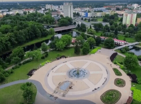 W obiektywie: park na Wyspie z lotu ptaka - grafika
