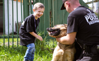 Policjanci spełnili marzenie 6-letniego Adasia