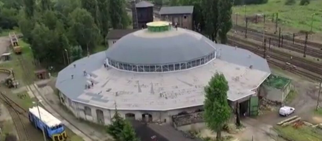 W obiektywie: Pilski Okrąglak z lotu ptaka