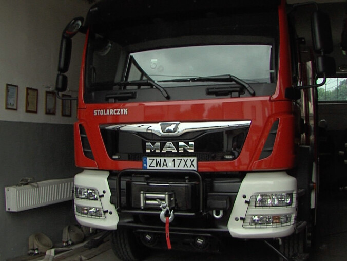 Nowy wóz dla strażaków w Człopie - grafika