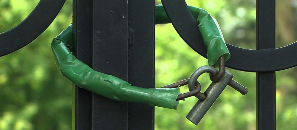 Park Miejski w Pile zamknięty