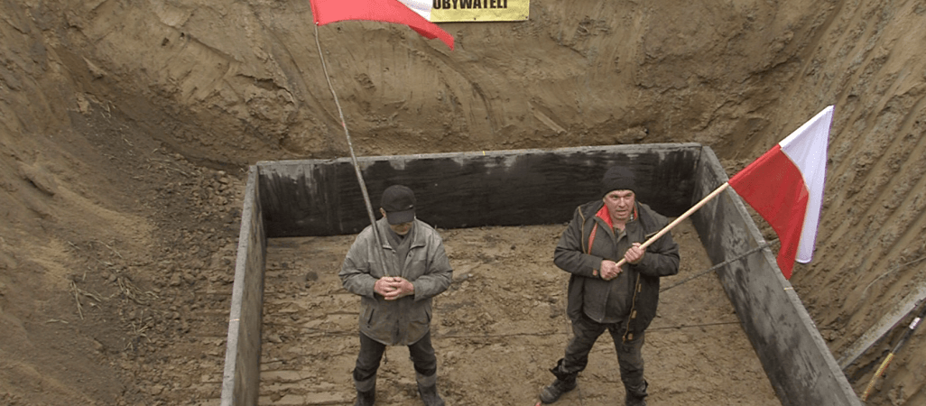 Kolejny protest przeciwko budowie linii energetycznej