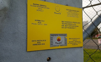 Ścianka wspinaczkowa zamknięta