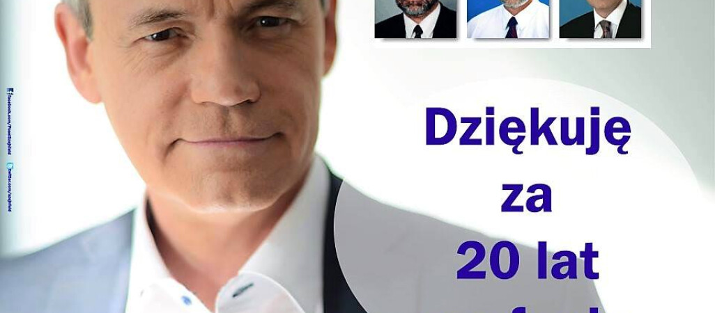 20 lat zaufania do Adama Szejnfelda