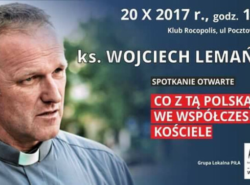 Ksiądz Lemański w Pile o sytuacji w kościele - grafika