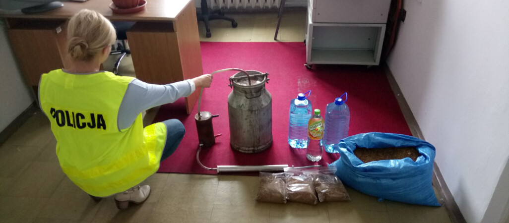 Policjanci zlikwidowali nielegalną bimbrownię