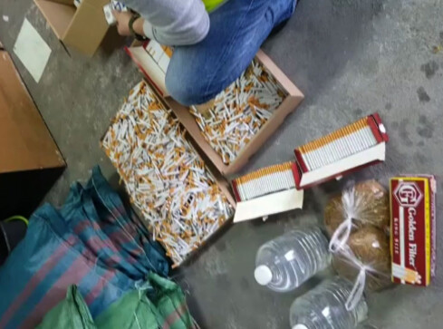 Nielegalny tytoń i papierosy oraz alkohol - grafika