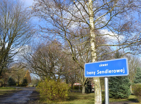 Skwer Sendlerowej - jutro otwarcie - grafika