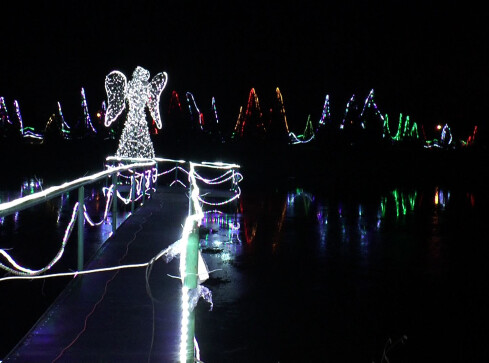 Rozświetlony dom w Trzciance - grafika