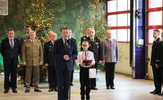 Marcel ze Złotowa odznaczony przez ministra Błaszczaka