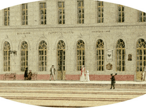 Królewska Kolej Wschodnia na akwarelach - grafika