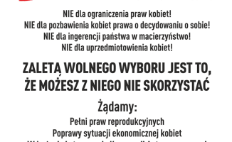 W środę Ogólnopolski Strajk Kobiet. Także w Pile