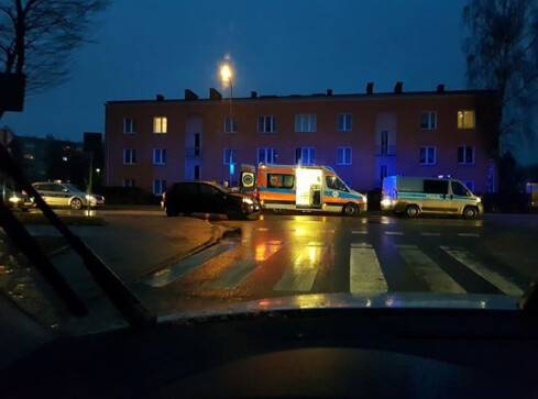 Potrącenie na pasach - grafika