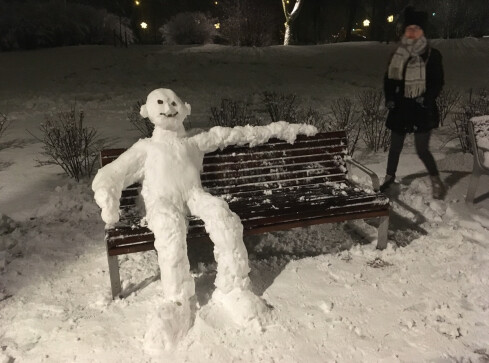 Prawdziwy wysyp bałwanów na pilskiej Wyspie - grafika