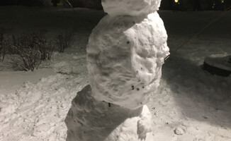 Prawdziwy wysyp bałwanów na pilskiej Wyspie