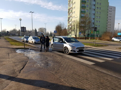Potrącenie na pasach w Pile - grafika