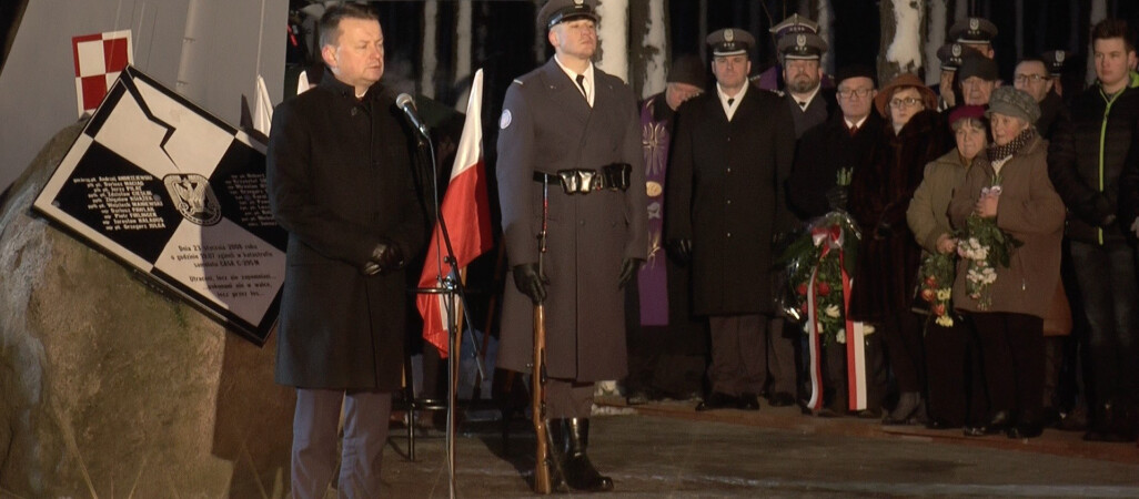 Mariusz Błaszczak o katastrofie samolotu CASA